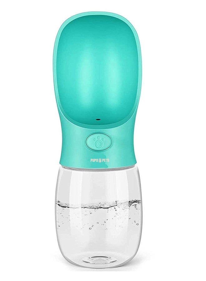 Pups&Pets زجاجة ماء للكلاب من Pups&Pets، مانعة للتسرب، محمولة، موزع ماء للجراء، كوب للشرب والتغذية، للعناية بالحيوانات الأليفة، مناسبة للمشي والتنزه والسفر في الهواء الطلق، سعة 350 مل (قد يختلف اللون) - Image 1